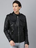 Men Biker Jacket - Image 3
