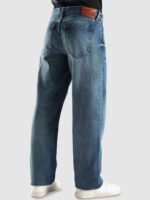 Men Straight Fit Mid-Rise Light Fade Cotton Jeans - Image 4