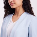 FableStreet Relaxed Fit Stretchable Front Open Blazer